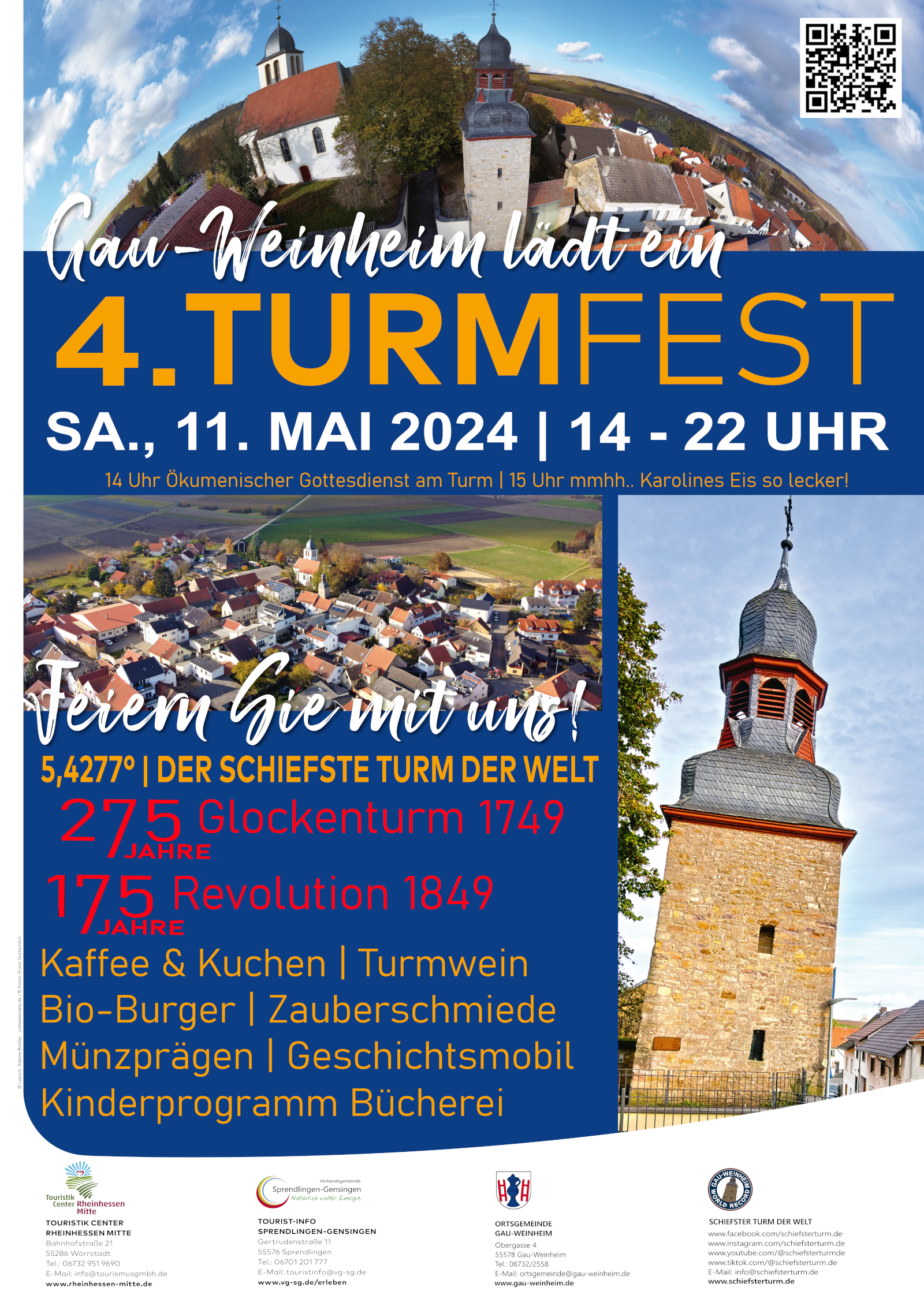 4. Turmfest SA., 11.MAI 2024 | AB 14 UHR