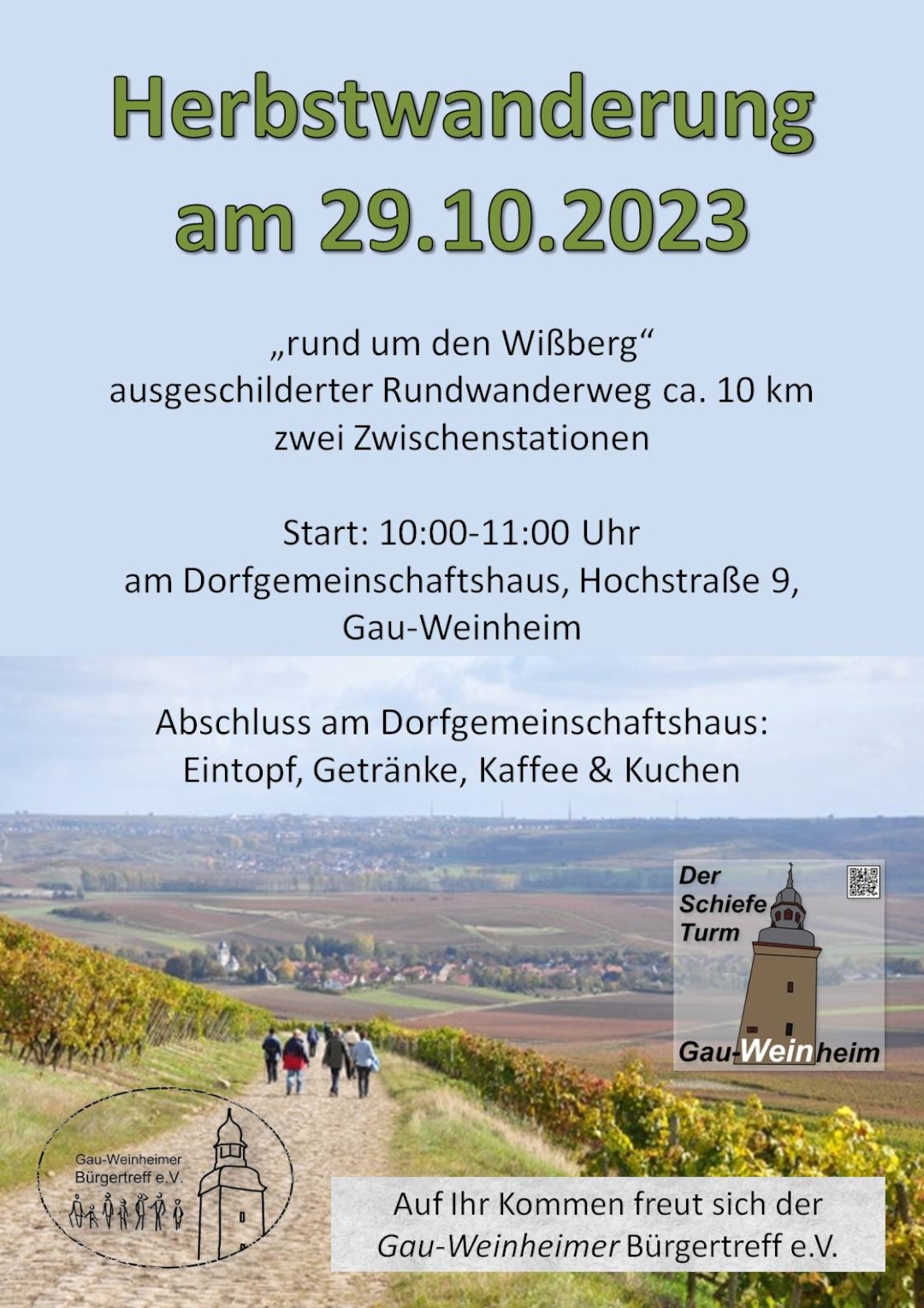 Herbstwanderung 2023 - Gau-Weinheimer Bürgertreff e.V.