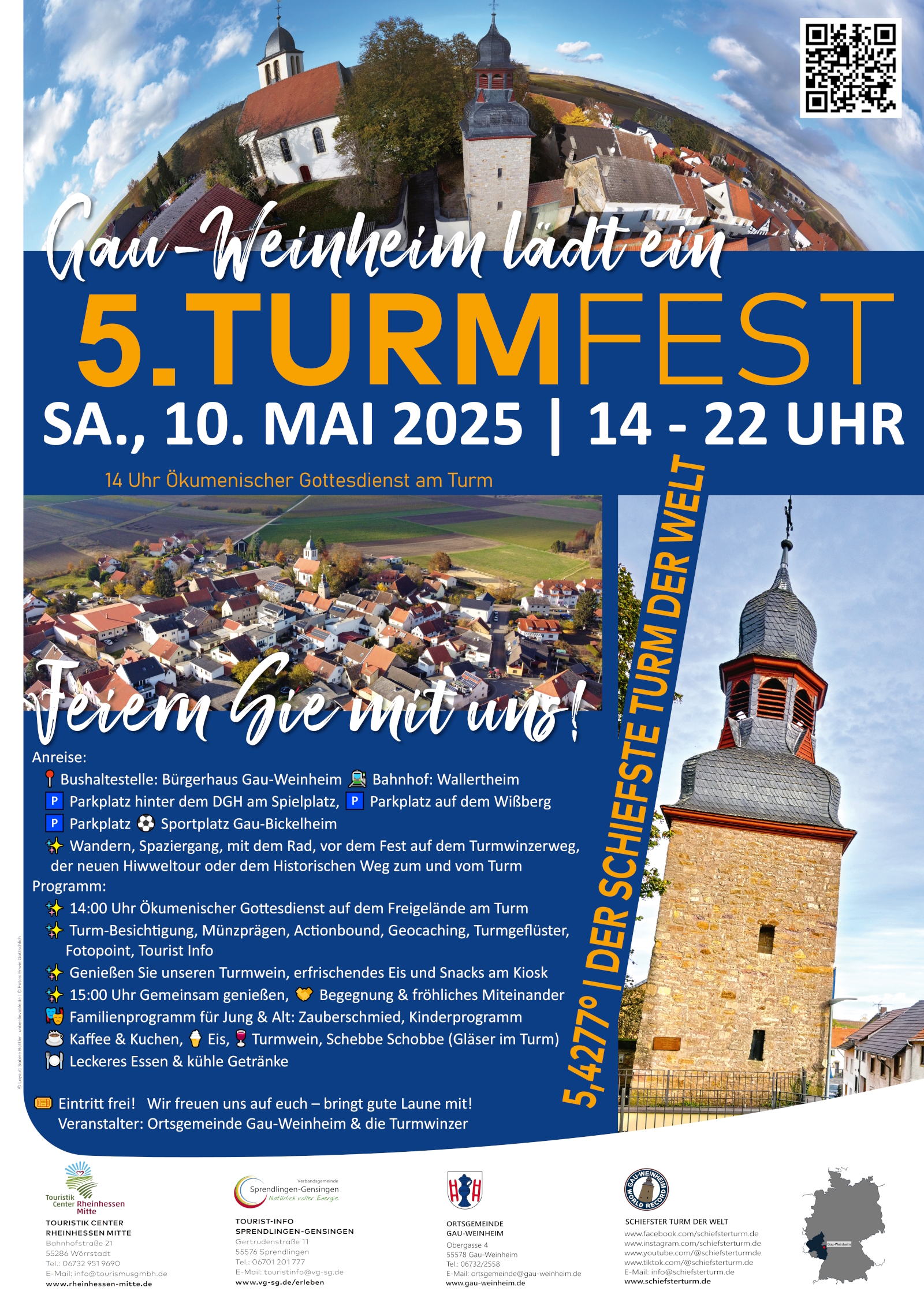 Turmfest - Samstag, 10.05.2025 14 - 22 Uhr Turmfest - Samstag, 10.05.2025 14 - 22 Uhr