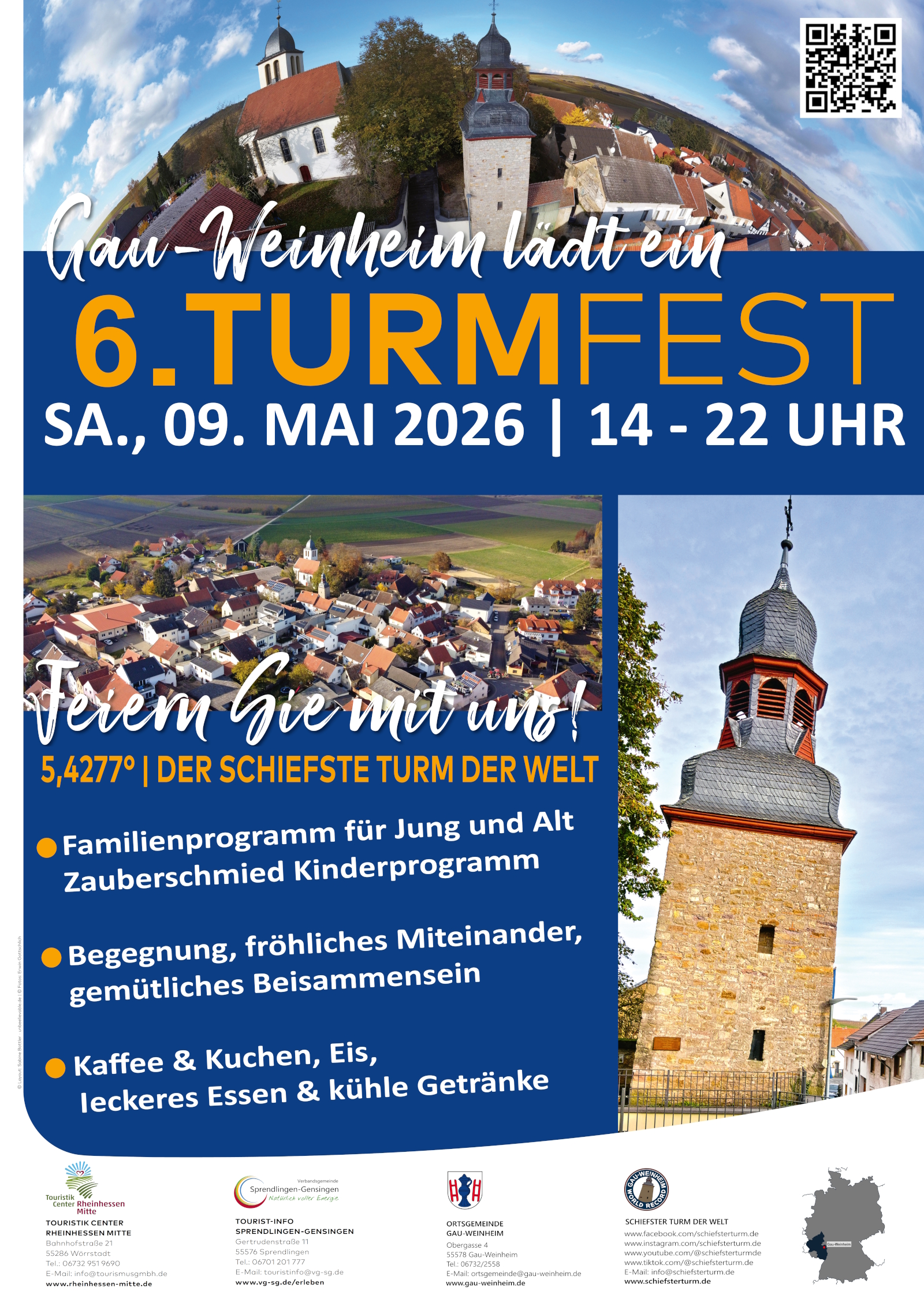 09.05.2026 Turmfest - Samstag, 14-22 Uhr 09.05.2026 Turmfest - Samstag, 14-22 Uhr
