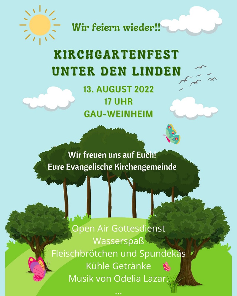 Kirchgartenfest unter den Linden