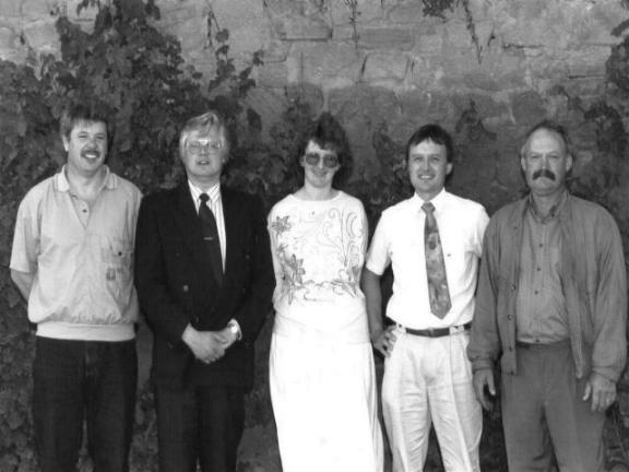 Der Vorstand Gau-Weinheimer des Bürgertreff e.V. - 1990