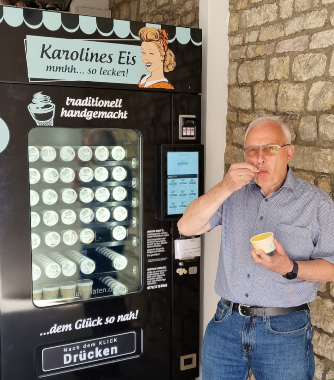 Neuer Eisautomat - Gau-Weinheim