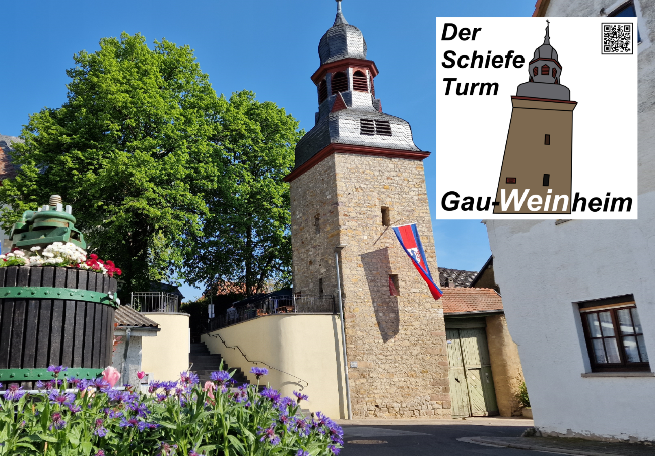 Der Schiefe Turm von Gau-Weinheim